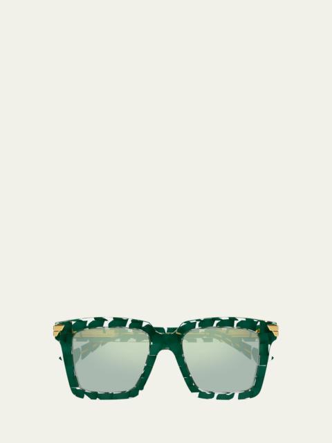 Bottega Veneta Chunky Square Acetate Sunglasses