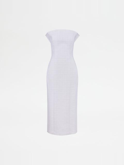 Tod's COTTON BLEND SHEATH DRESS