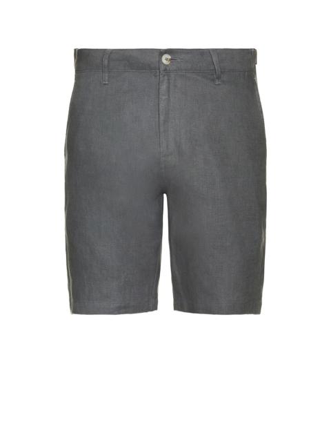onia Linen Fixed Waist Shorts