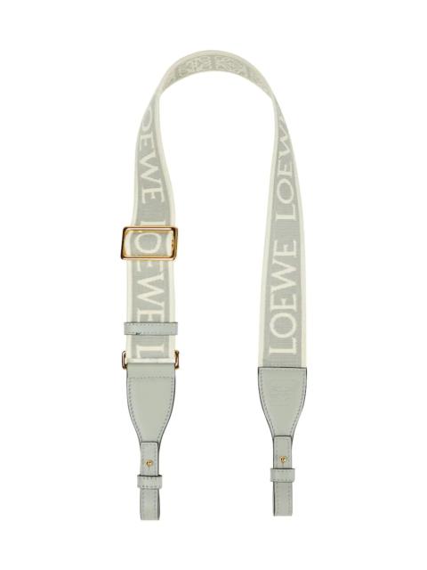 Loewe Anagram leather-trimmed bag strap