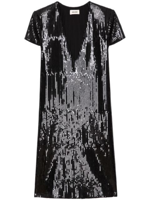 Zadig & Voltaire Rashu sequin mini dress
