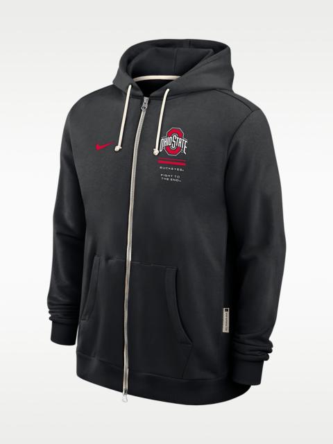 Nike Ohio State Sideline Standard Issue Men's Nike Dri-FIT College Full-Zip Hoodie