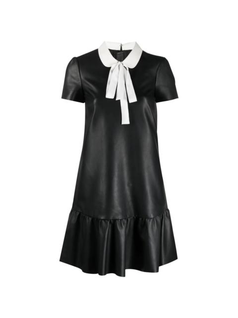 REDValentino two-tone bow-detail dress