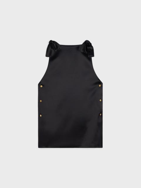 CELINE mini dress IN viscose satin