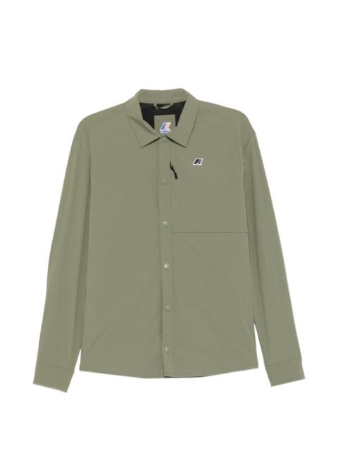 K-WAY Recher logo-patch zip-pocket jacket