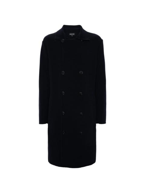 GIORGIO ARMANI jersey coat