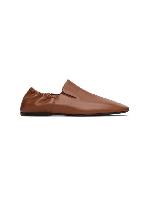Dries Van Noten Tan Elasticized Loafers