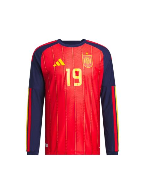 adidas Adidas Spain 26 Home Yamal Authentic Long Sleeve Jersey 'Vivid Red/Soccr-Seu-Snz'