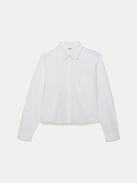 kate spade Essential Scalloped Button Down Shirt