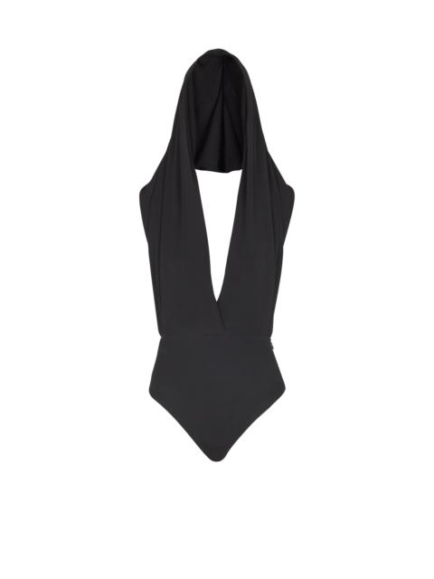 Balmain Draped bodysuit with hood