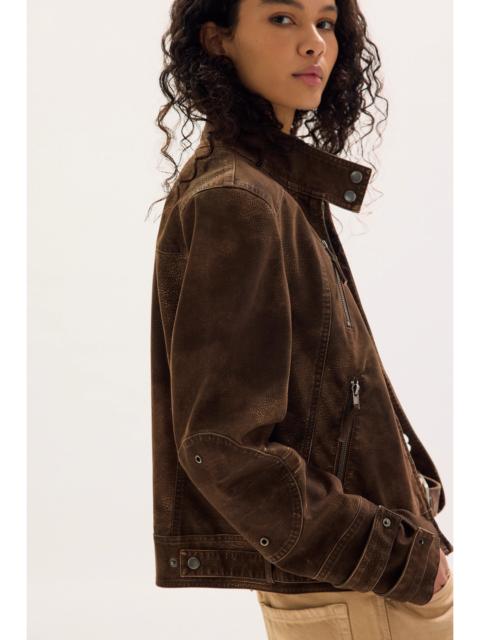 FREE PEOPLE We The Free Jesse Vegan Suede Jacket