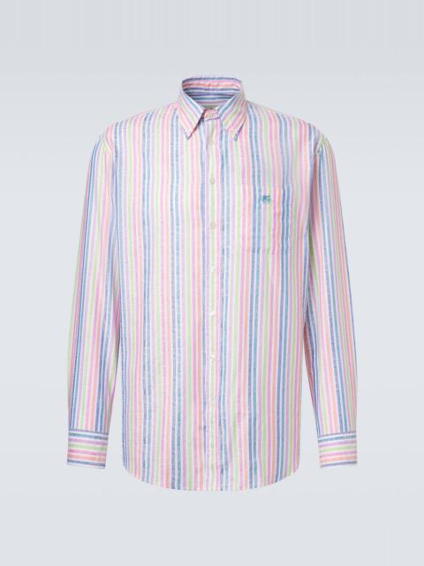 Etro Striped cotton shirt