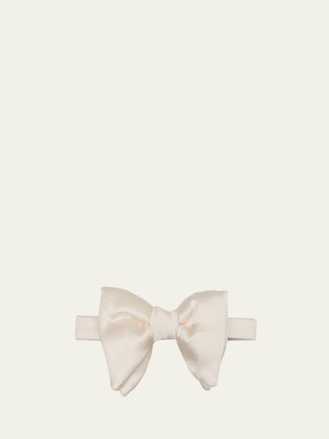 Men's Small Silk-Cotton Bow Tie