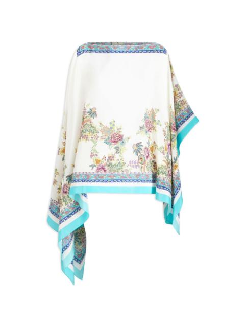 Etro floral-print silk scarf