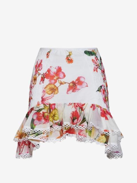 Charo Ruiz floral-print ruffled skirt
