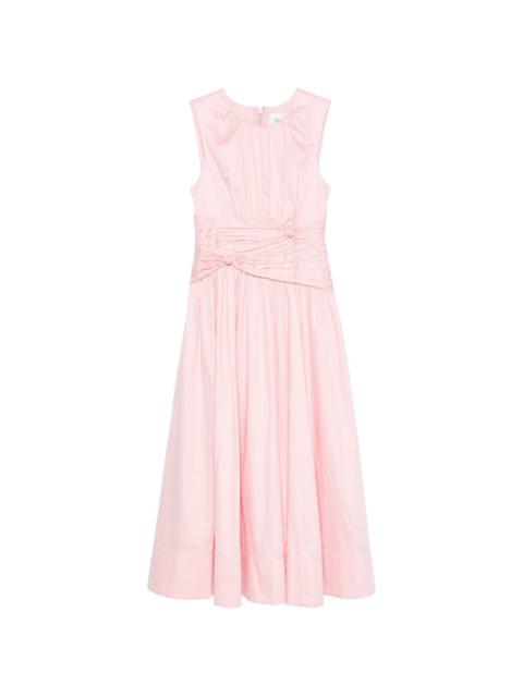 Aje. Agatha knot-detail midi dress