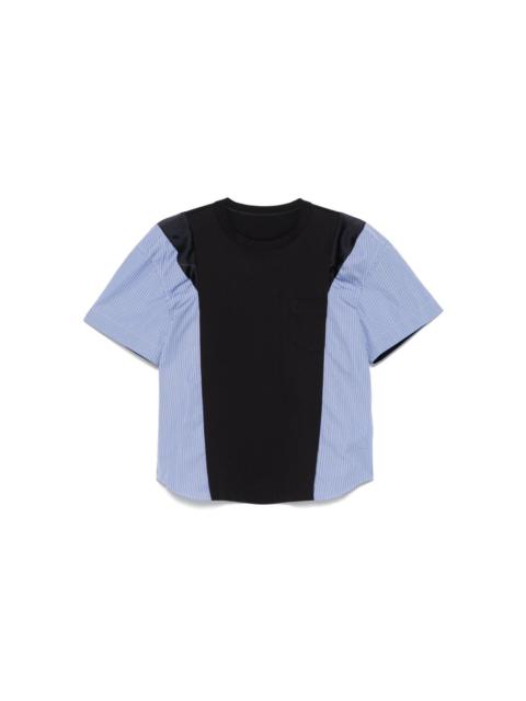■sacai■サカイ■Nylon Twill&Cotton Jersey Sleeveless Top■ SACAI Jersey x Nylon Twill Mix Tank Top | Holt Renfrew