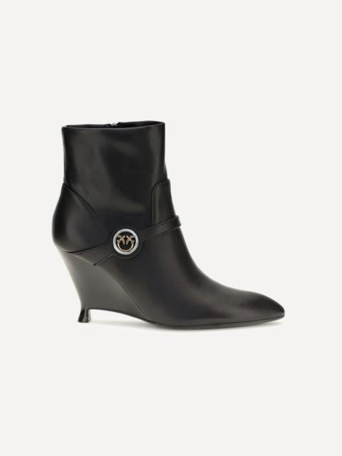 PINKO Gwen leather ankle Boots
