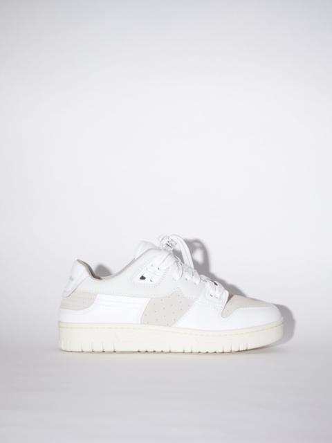 Acne Studios Low top leather sneakers - White/Off White