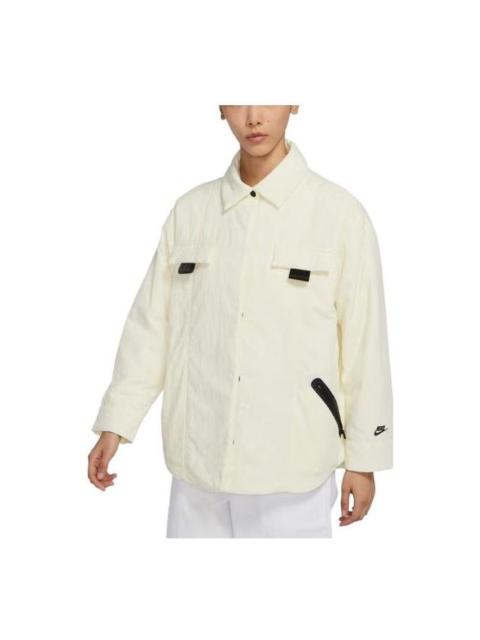 Nike (WMNS) AS W Nike Sportswear TF Turf TP INSUL Shirt JKT Jacket CASHMERE DD4631-715