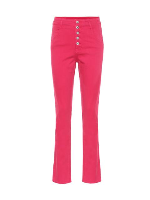 SIMKHAI High-rise straight jeans