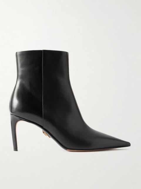 Dolce & Gabbana Devotion leather ankle boots Black
