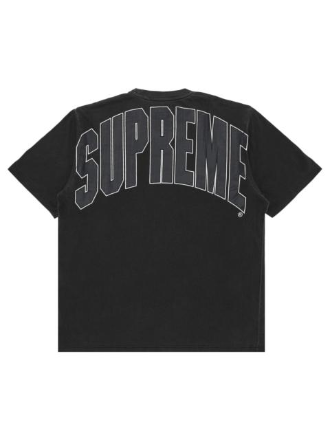 Supreme Cracked Back Arc Short-Sleeve Top 'Black'