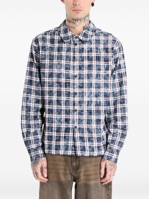 Dime plaid flannel shirt