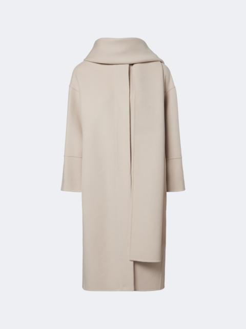 'S Max Mara Scarf-detail virgin wool coat
