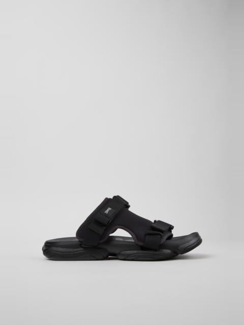 CAMPERLAB Black Textile Sandals for Men.
