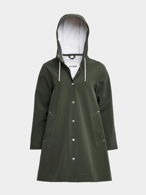 Stutterheim Mosebacke Matte Raincoat Green