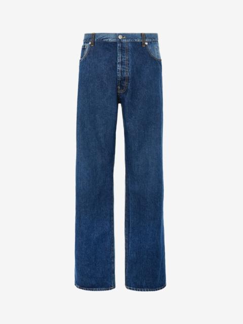 Maison Margiela Denim slip technique' oversized jeans