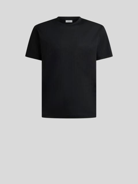 Etro PLAIN-COLOURED COTTON AND MODAL T-SHIRT