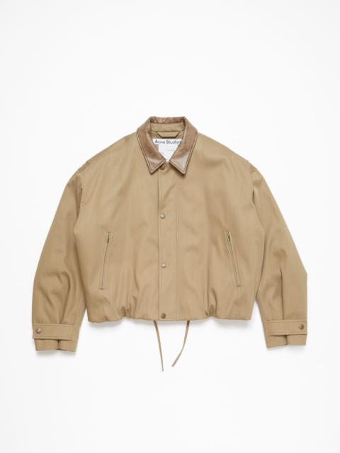 Acne Studios Twill jacket - Khaki beige
