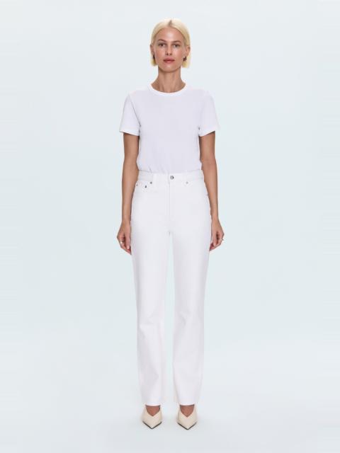 PISTOLA CASSIE SUPER HIGH RISE STRAIGHT JEAN - PAPER WHITE