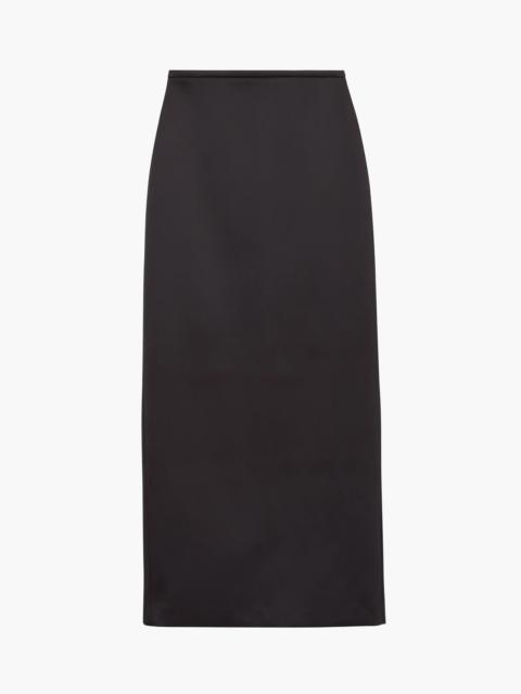 RÓHE COLUMN SATIN SKIRT