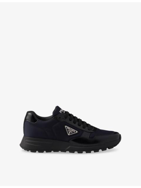 Prada Prax 01 Re Nylon And Leather Low-Top Trainers