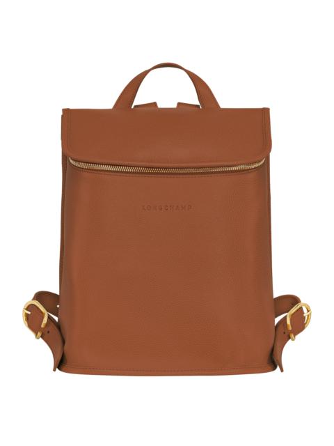 Longchamp Le Foulonné Backpack Caramel - Leather