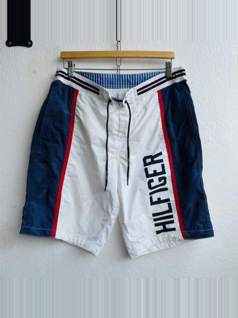 Other Designers Vintage TOMMY HILFIGER Swim Shorts Pants Velcro Big Logo