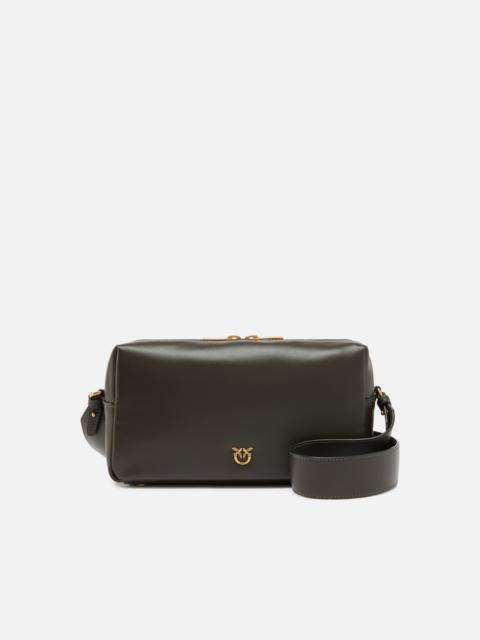 PINKO HORIZONTAL BAG MEDIUM SHOULDER BAG IN LEATHER