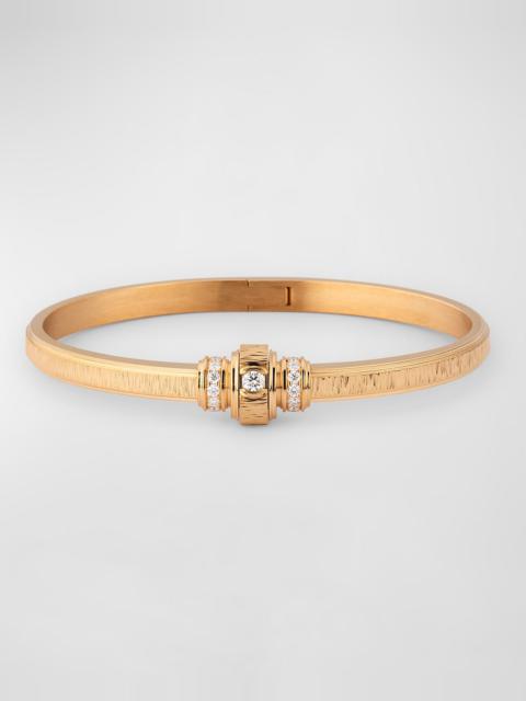 Piaget Possession Decor Palace 18K Rose Gold Bangle with Diamonds