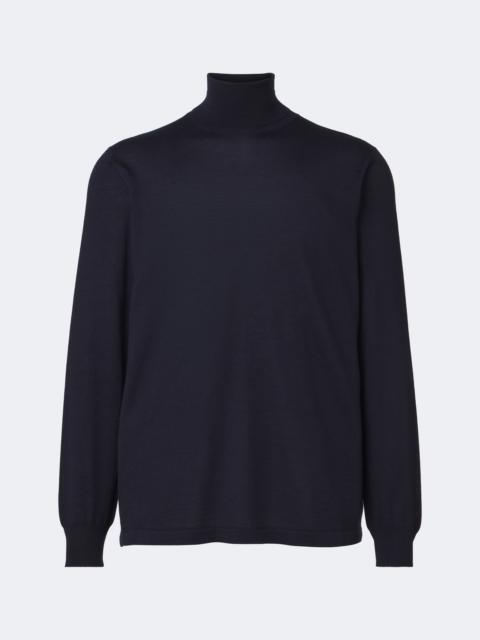 THOM SWEENEY Cashmere and silk turtleneck sweater