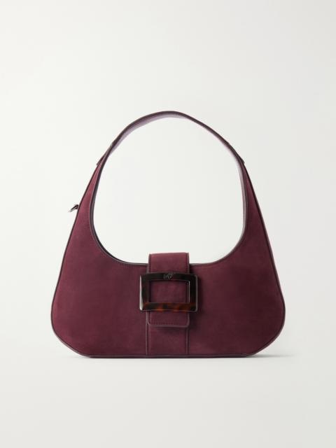 Roger Vivier Belle Vivier Suede Shoulder Bag