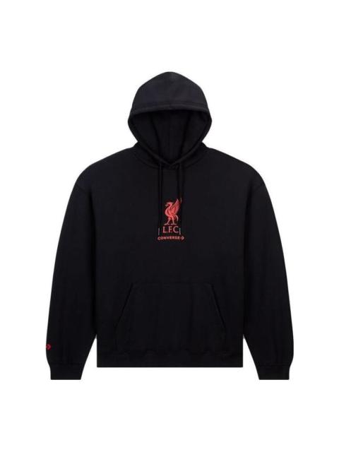 Converse Converse x LFC Loose-Fit Logo Hoodie 'Black' 10026265-A03