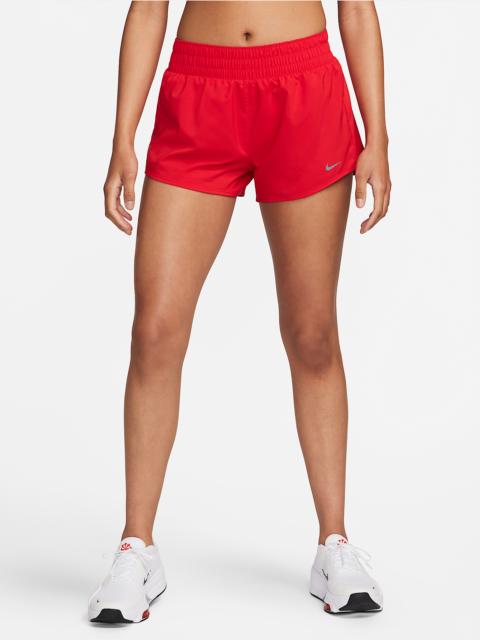 Nike Nike One Women's Dri-FIT Mid-Rise 3" Brief-Lined Shorts