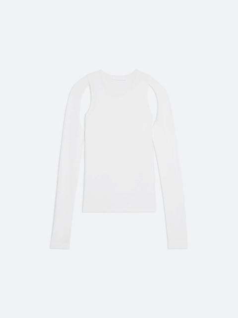 CUT-OUT COTTON SWEATER