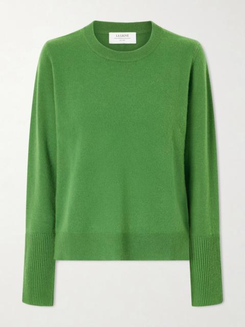 LA LIGNE Solid Lean Lines Cashmere Sweater