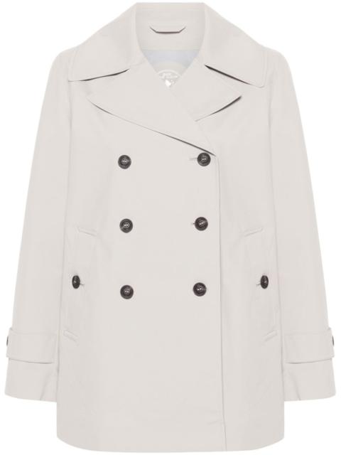 Save The Duck Sofi logo-appliqué trench coat