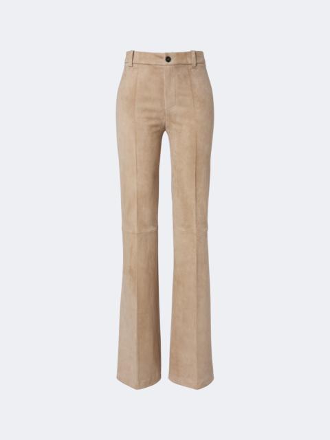 STOULS Lizzy suede bootcut pants