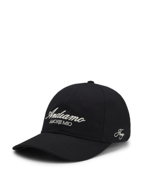 HUGO WOVEN CAP WITH ADJUSTABLE STRAP